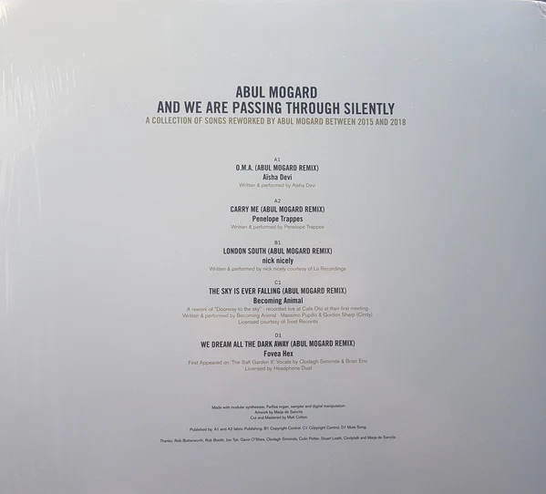 Abul Mogard: And We Are Passing Through Silently 12" - Image 2