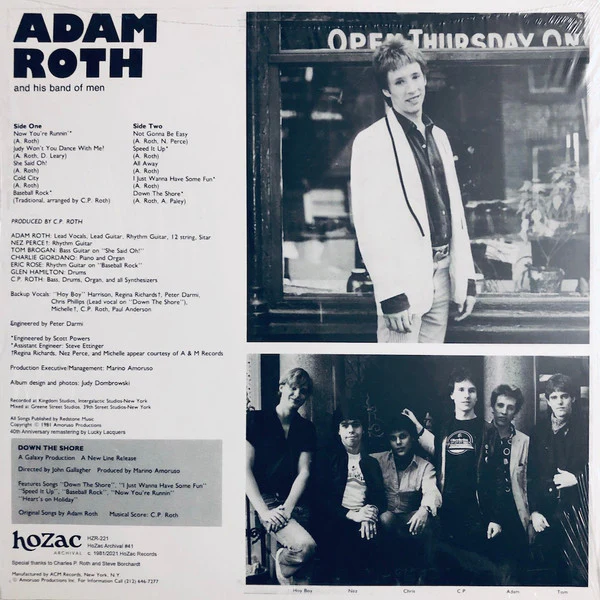 Adam Roth And His Band Of Men: Down The Shore (Original Soundtrack) 12" - Image 2