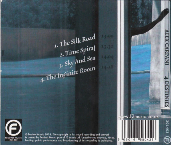 Alex Carpani: 4 Destinies CD - Image 2