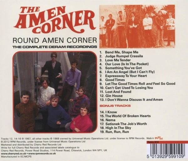 Amen Corner: Round Amen Corner: The Complete Deram Recordings CD - Image 2