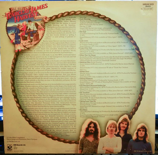 Barclay James Harvest: The Best Of Volume 2 12" - Image 2