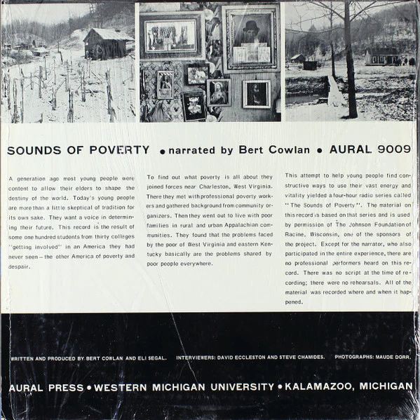 Bert Cowlan: Sounds of Poverty 12" - Image 2