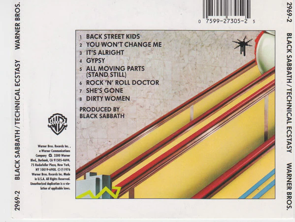 Black Sabbath: Technical Ecstasy CD - Image 2
