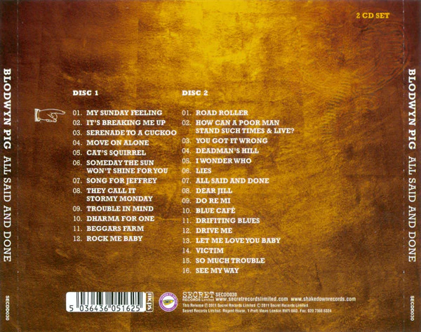Blodwyn Pig: All Said And Done 2xCD - Image 2