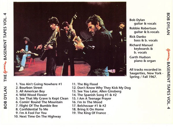 Bob Dylan: The Genuine Basement Tapes Vol. 4 CDR - Image 2