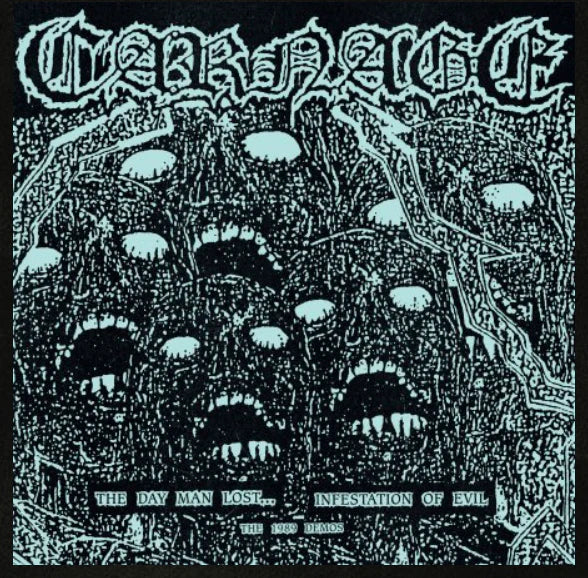 Carnage: The Day Man Lost / Infestation Of Evil - The 1989 Demos 12"