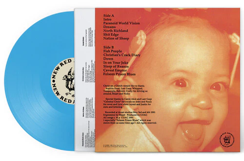 Christ on a Crutch: Crime Pays When Pigs Die 12" (blue vinyl) - Image 2