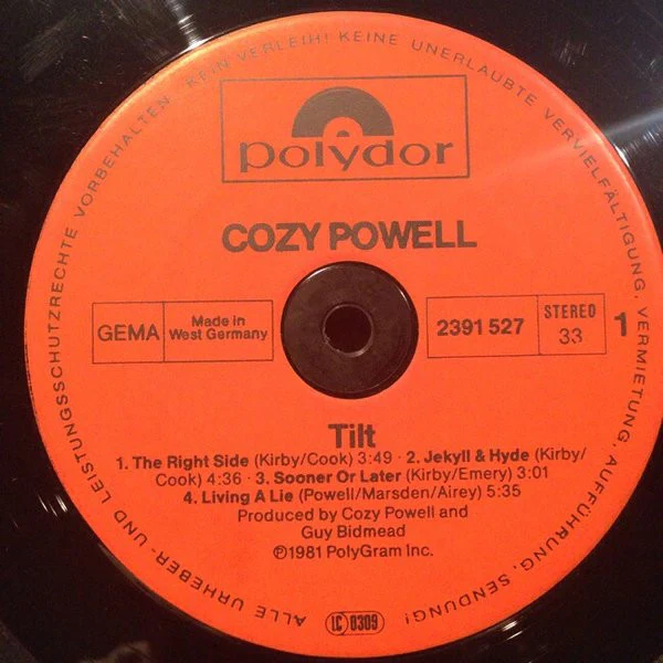 Cozy Powell: Tilt 12" - Image 3