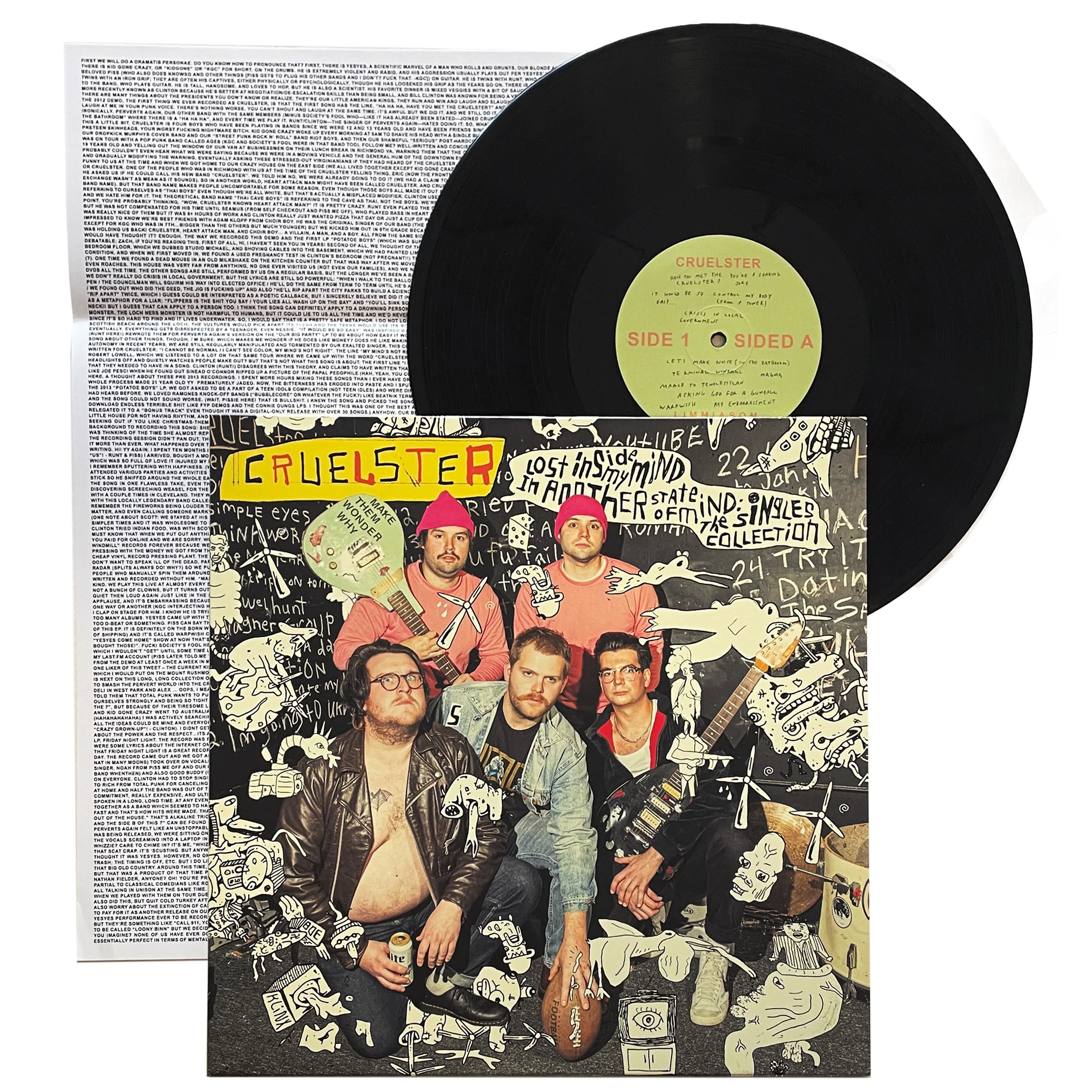 Cruelster: Lost Inside My Mind In Another State of Mind - The Singles Collection 12"
