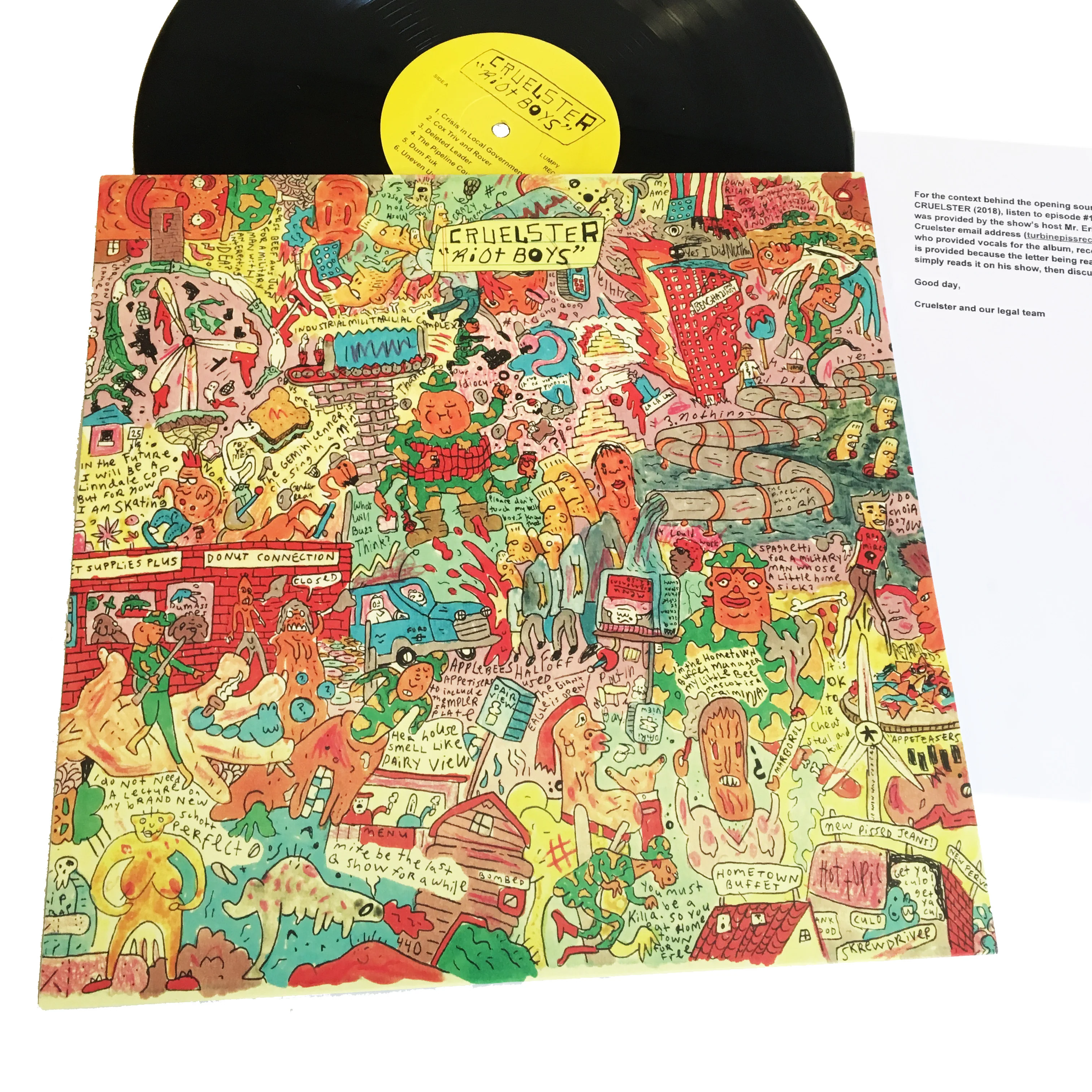 Cruelster: Riot Boys 12"