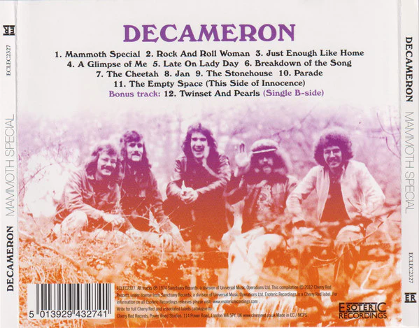 Decameron: Mammoth Special CD - Image 2