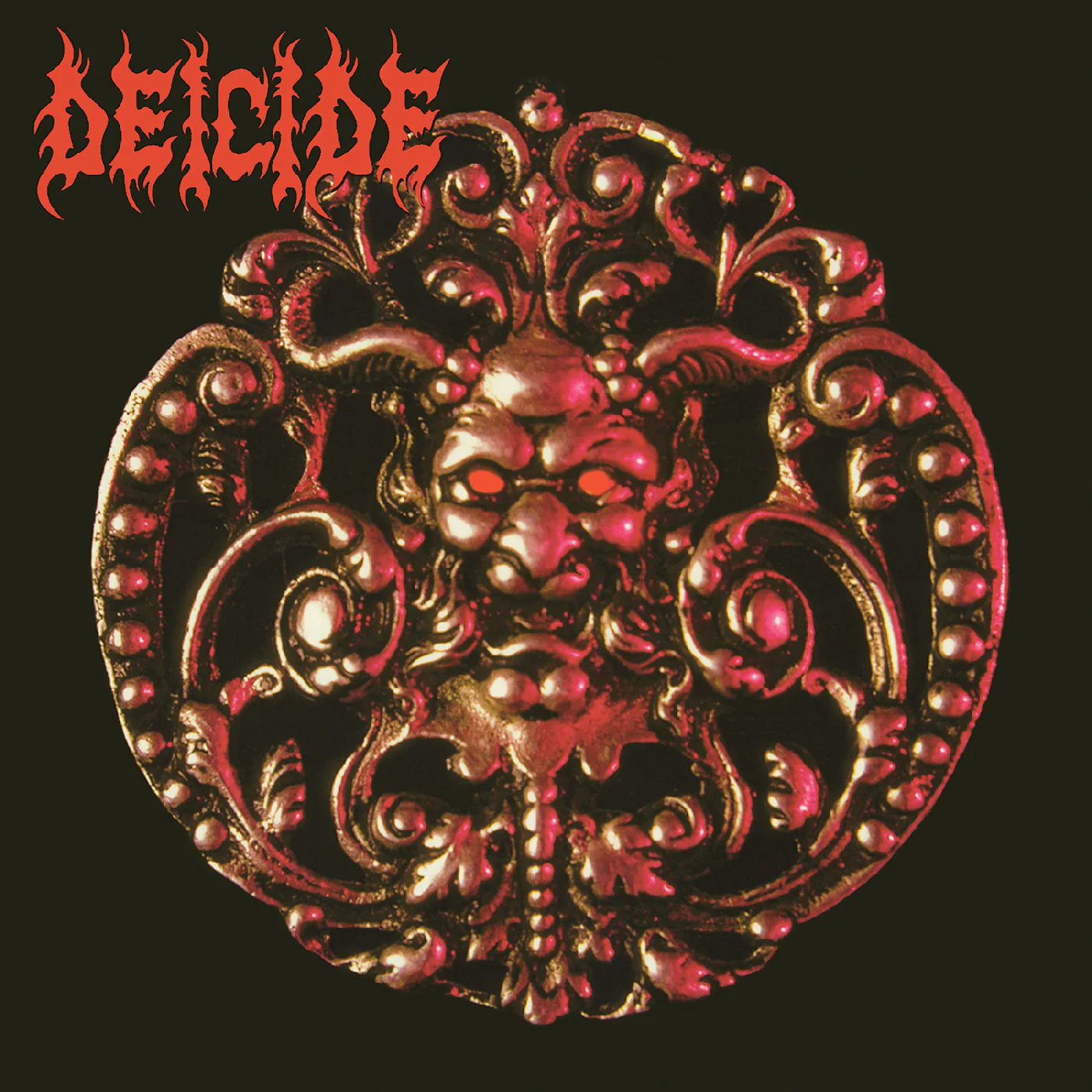 Deicide: S/T 12" (metallic red and white centurion vinyl)