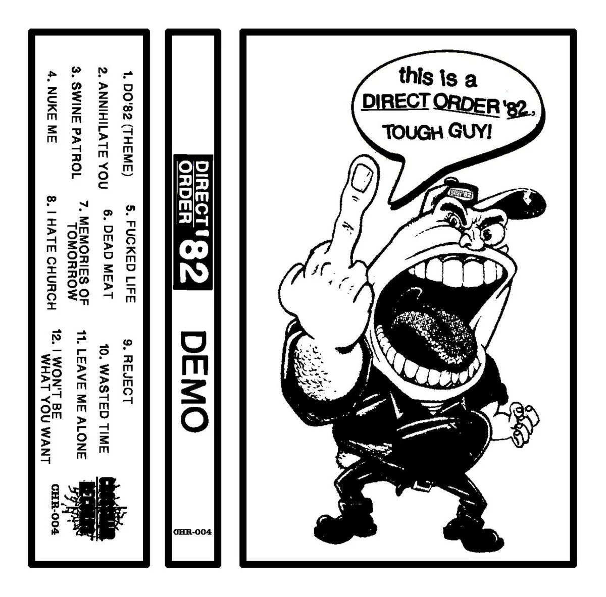 Direct Order '82: Demo cassette