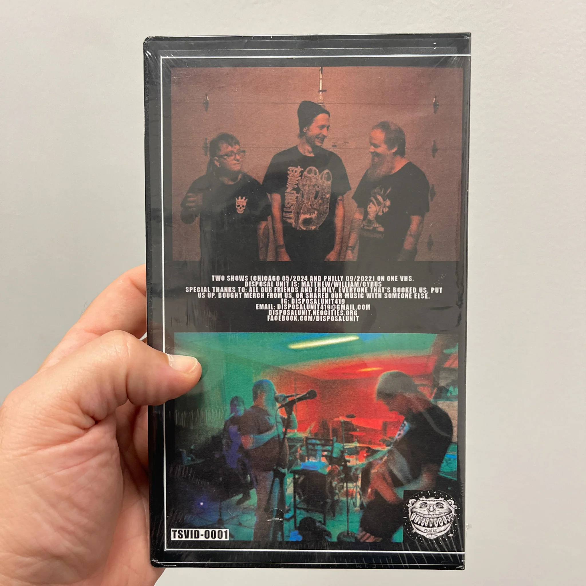 Disposal Unit: The Sound of Grinding Machinery: Live and Analog VHS - Image 2