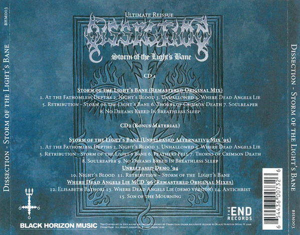 Dissection: Storm Of The Light's Bane 2xCD - Image 2