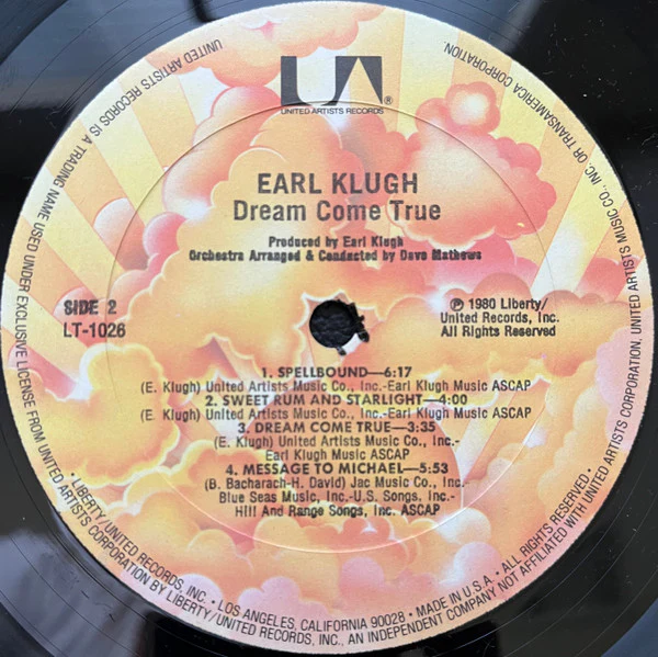 Earl Klugh: Dream Come True 12" - Image 3