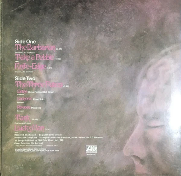 Emerson, Lake & Palmer: S/T 12" - Image 2