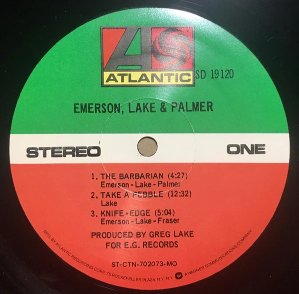 Emerson, Lake & Palmer: S/T 12" - Image 3