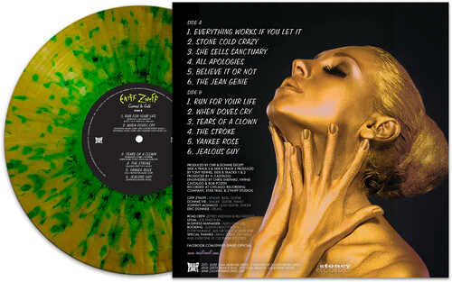Enuff Z'nuff: Covered In Gold 12" (green/gold splatter vinyl) - Image 2