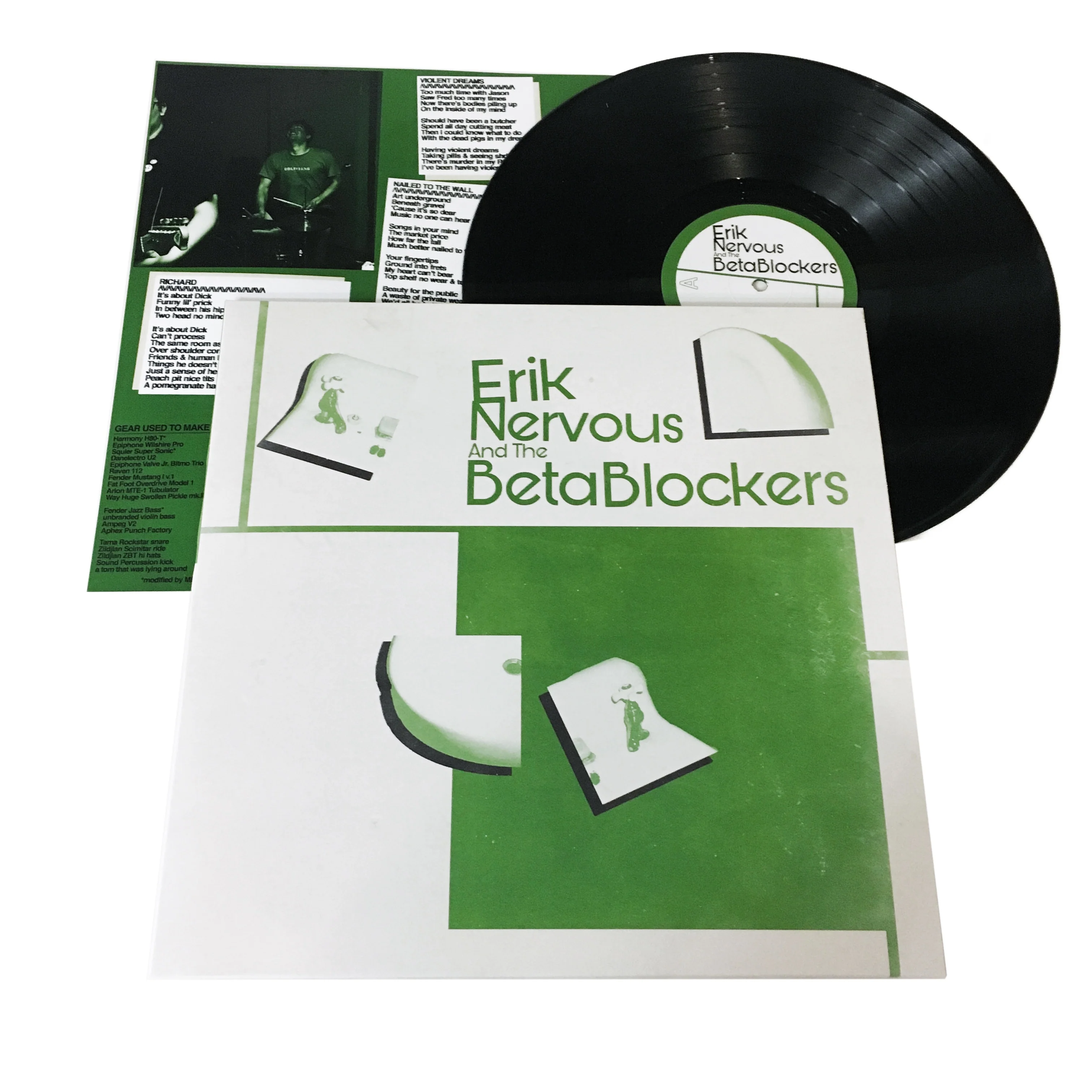 Erik Nervous & the Beta Blockers: S/T 12"