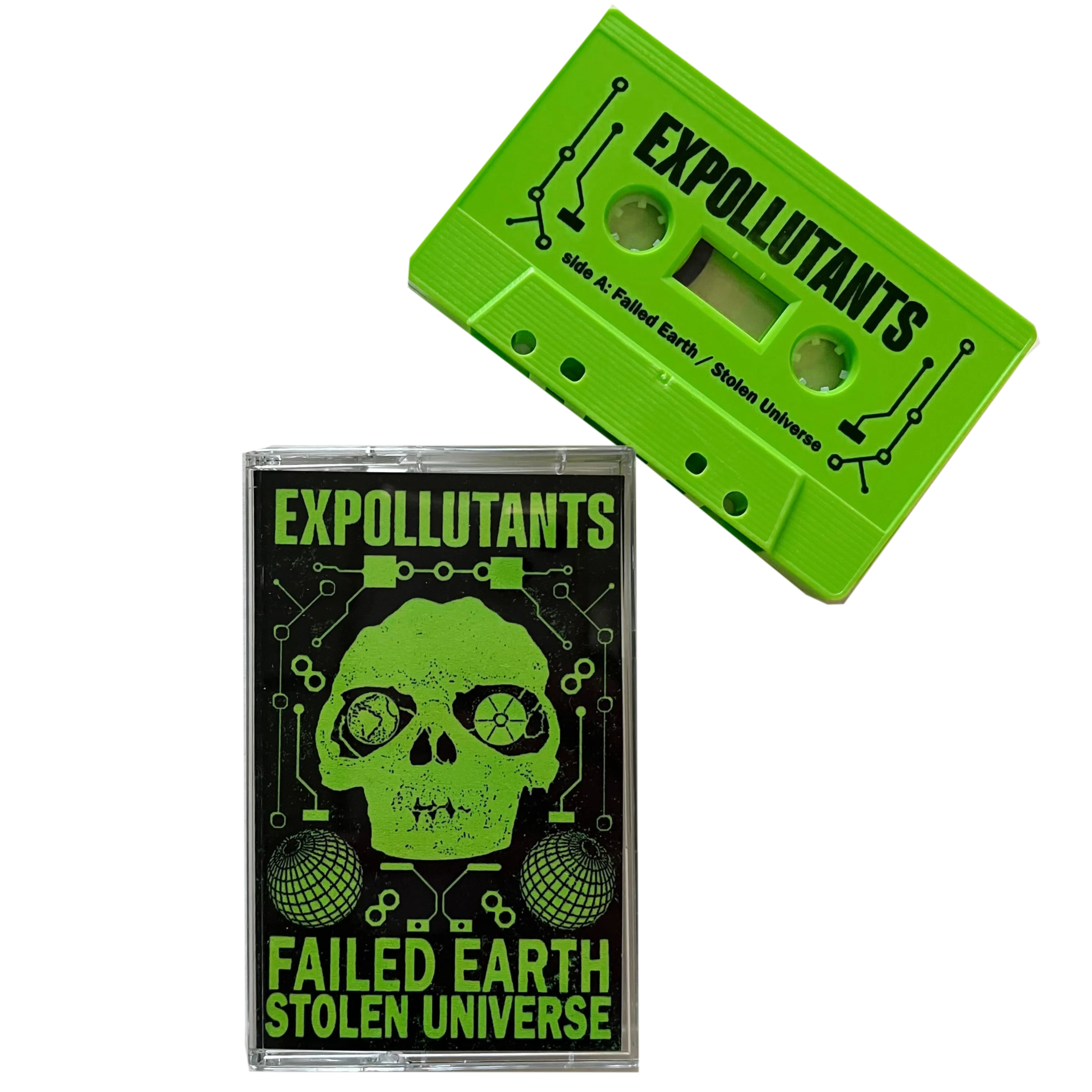 Expollutants: Failed Earth / Stolen Universe cassette