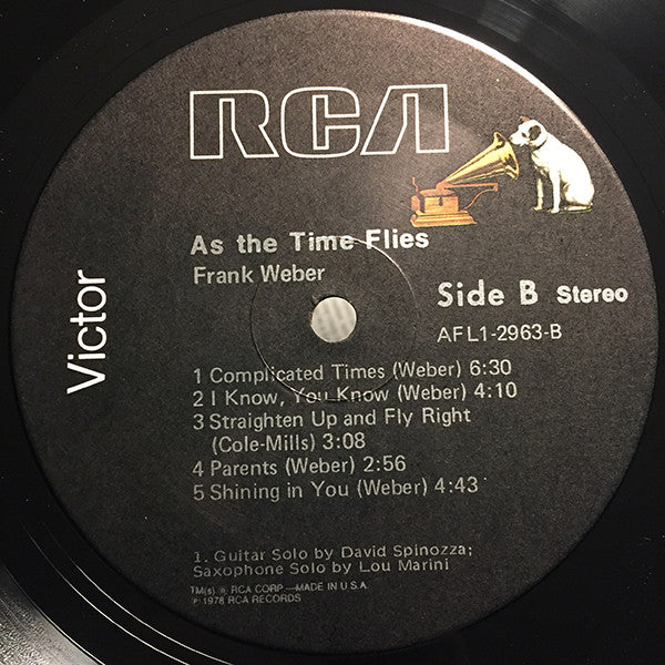 Frank Weber: ...As The Time Flies 12" - Image 3
