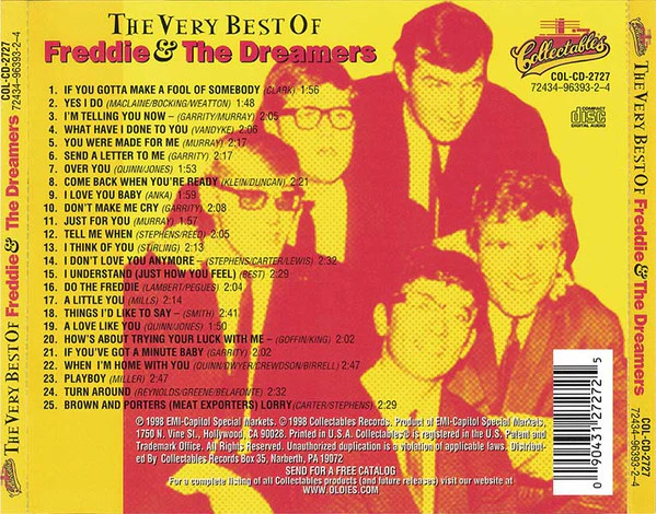 Freddie & The Dreamers: The Very Best Of Freddie & The Dreamers CD - Image 2