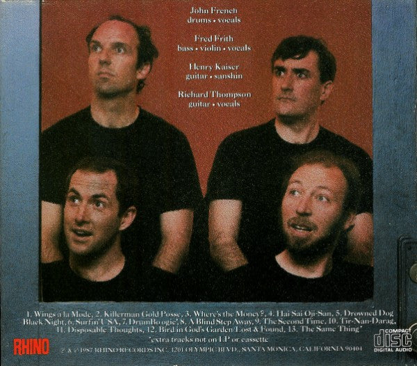 French Frith Kaiser Thompson: Live, Love, Larf & Loaf CD - Image 2