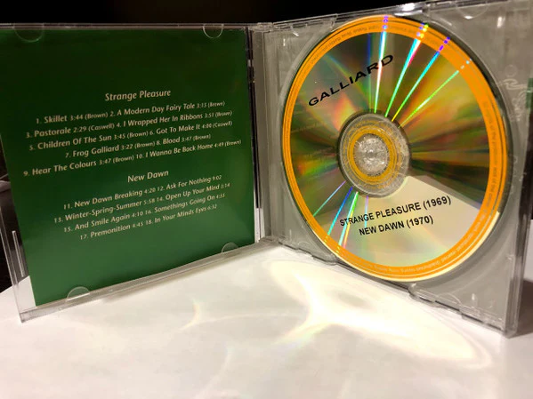 Galliard: Strange Pleasure / New Dawn CD - Image 2