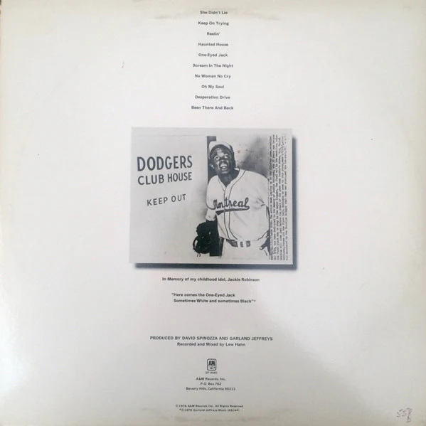 Garland Jeffreys: One-Eyed Jack 12" - Image 2