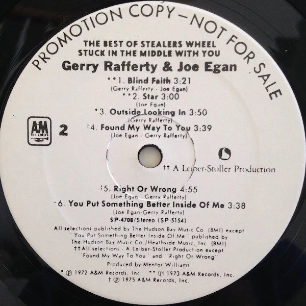 Gerry Rafferty And Joe Egan: Stuck In The Middle With You 12" - Image 2