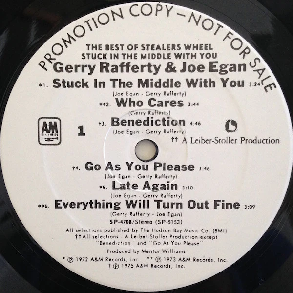 Gerry Rafferty And Joe Egan: Stuck In The Middle With You 12" - Image 3
