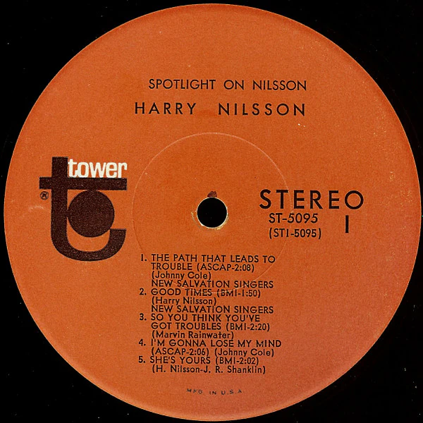 Harry Nilsson: Spotlight On Nilsson 12" - Image 3