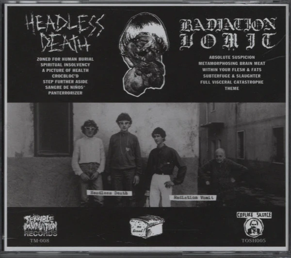Headless Death / Radiation Vomit: Split CD - Image 2