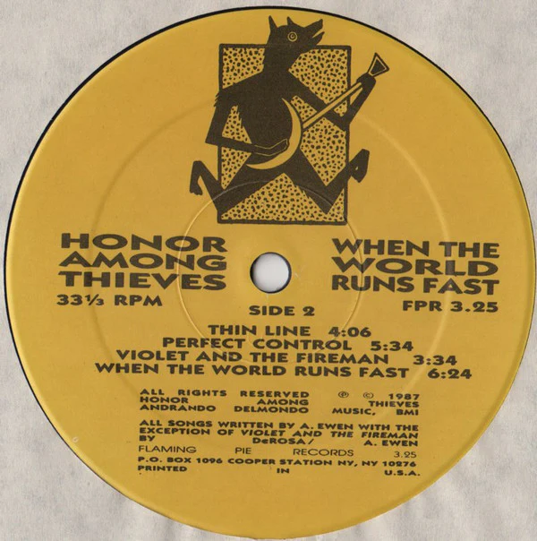 Honor Among Thieves: When The World Runs Fast 12" - Image 2
