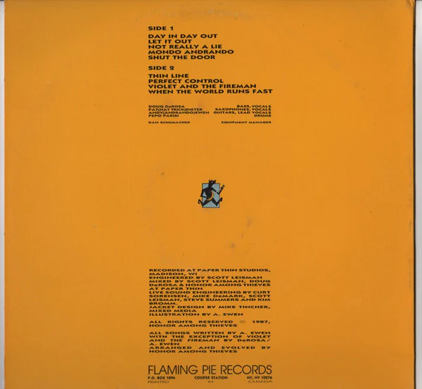 Honor Among Thieves: When The World Runs Fast 12" - Image 3