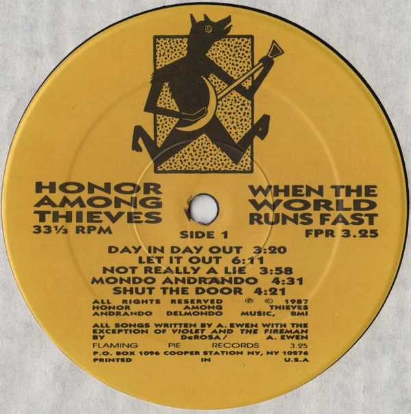 Honor Among Thieves: When The World Runs Fast 12" - Image 4