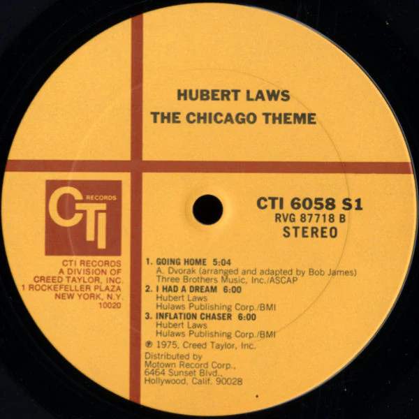 Hubert Laws: The Chicago Theme 12" - Image 4