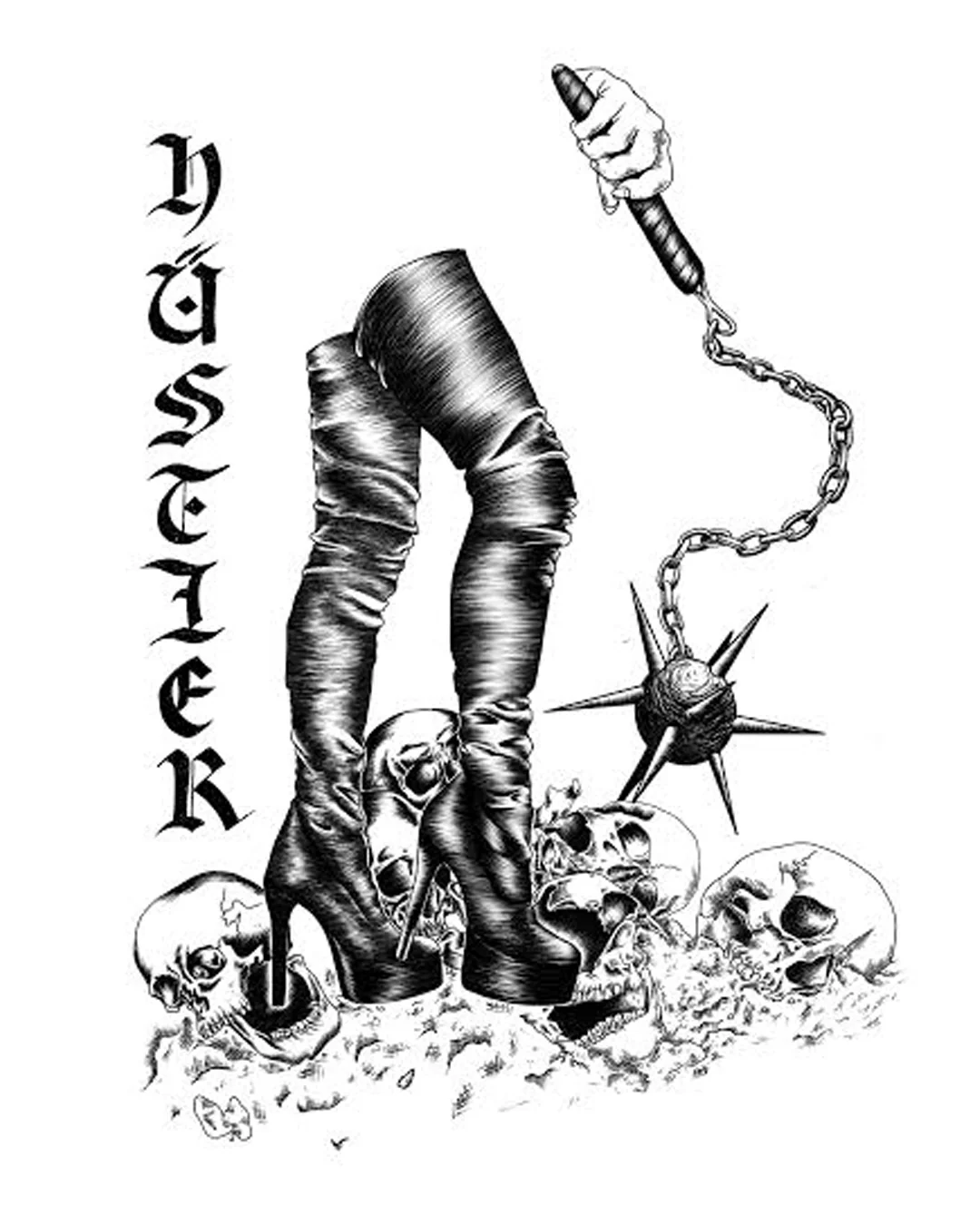 Hüstler: demo cassette + t-shirt bundle