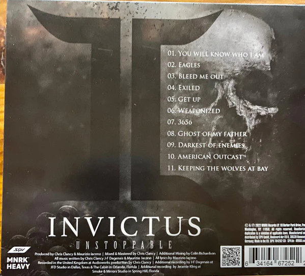 Invictus: Unstoppable CD - Image 2