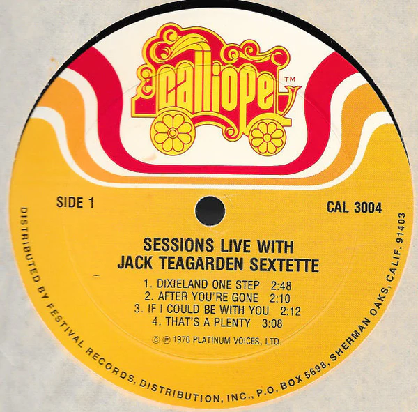 Jack Teagarden, Teddy Buckner: Sessions, Live 12" - Image 3