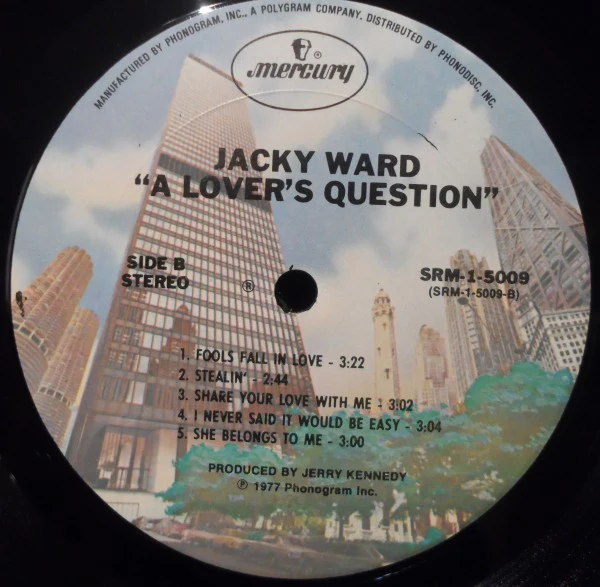 Jacky Ward: A Lover's Question 12" - Image 4
