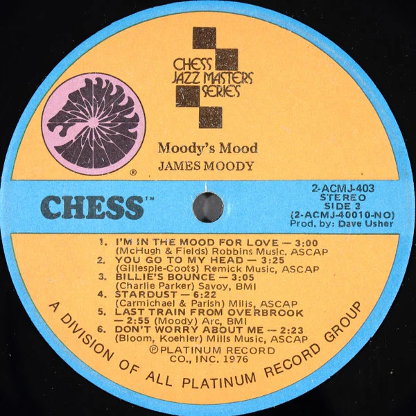 James Moody: Moody's Mood 2x12" - Image 2