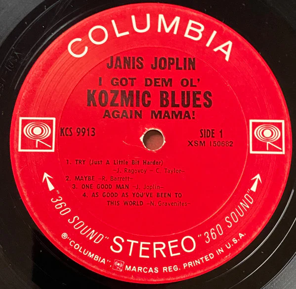 Janis Joplin: I Got Dem Ol' Kozmic Blues Again Mama! 12" - Image 3