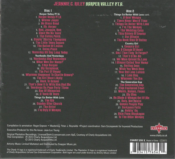 Jeannie C. Riley: Harper Valley P.T.A. - The Plantation Recordings 1968-70 2xCD - Image 2