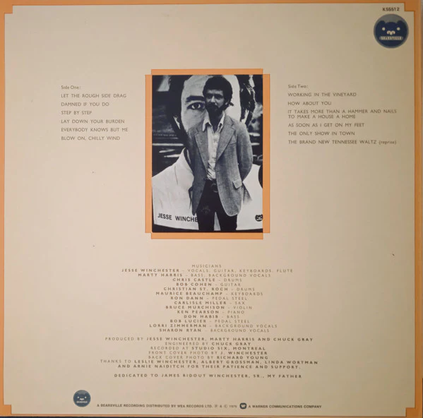 Jesse Winchester: Let The Rough Side Drag 12" - Image 2