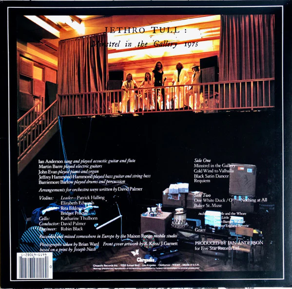 Jethro Tull: Minstrel In The Gallery 12" - Image 2