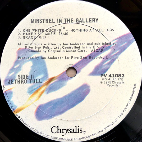 Jethro Tull: Minstrel In The Gallery 12" - Image 3