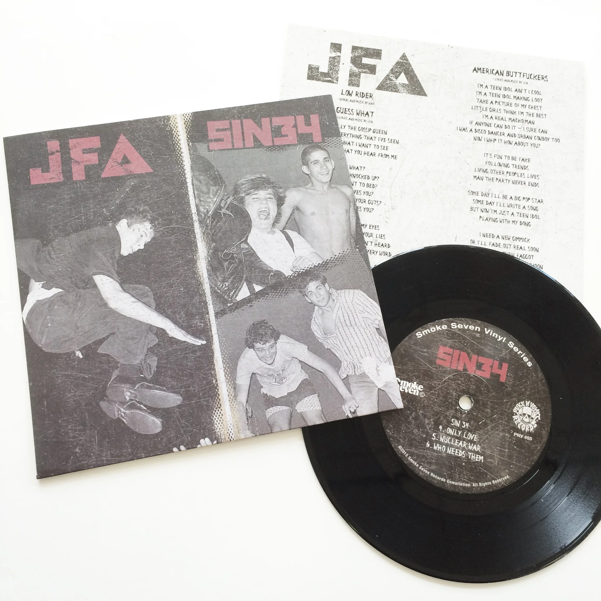 JFA / Sin 34: Split 7"