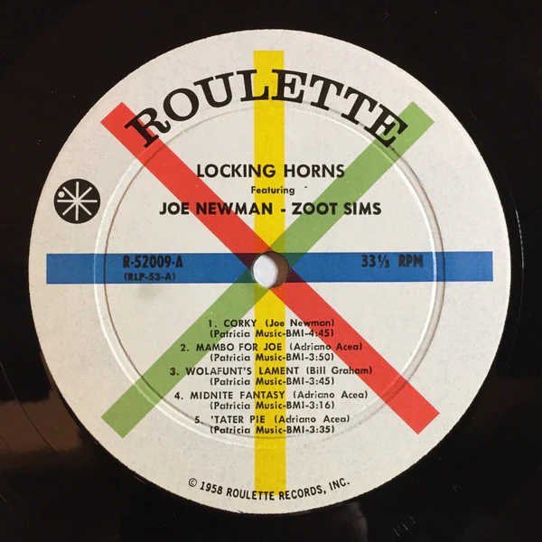 Joe Newman / Zoot Sims: Locking Horns 12" - Image 3